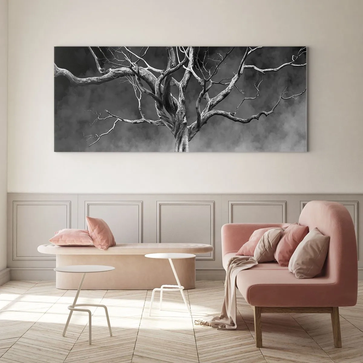Quadro su vetro - Primordiale e sacro - 100x40 cm