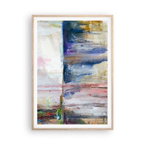 Poster in cornice rovere chiaro - Impressioni e suggestioni colorate - 70x100 cm