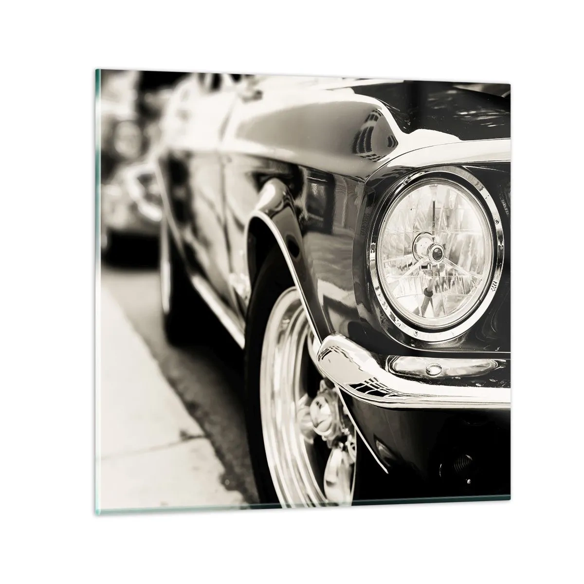 Quadro su vetro - Bellezza intramontabile - 60x60 cm