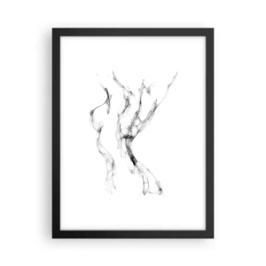 Poster in cornice nera - Bella e forte - 30x40 cm
