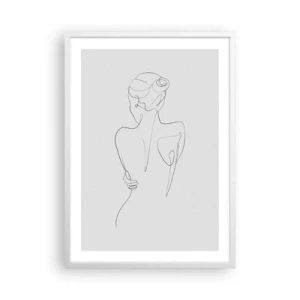 Poster in cornice bianca - La musica del corpo - 50x70 cm
