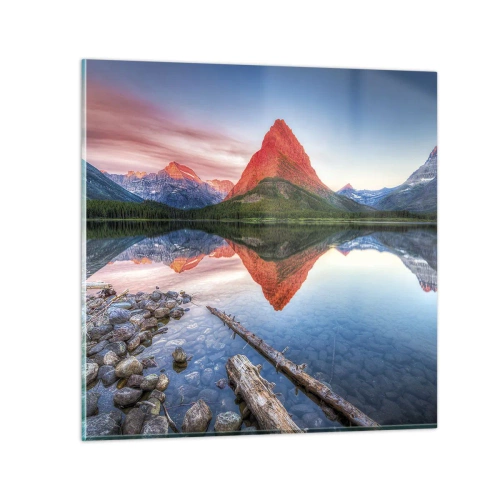 Quadro su vetro - Caldo e freddo - 50x50 cm