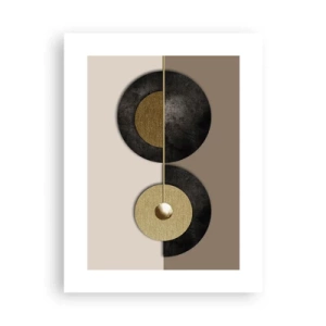 Poster - Variazioni attorno al cerchio - 30x40 cm