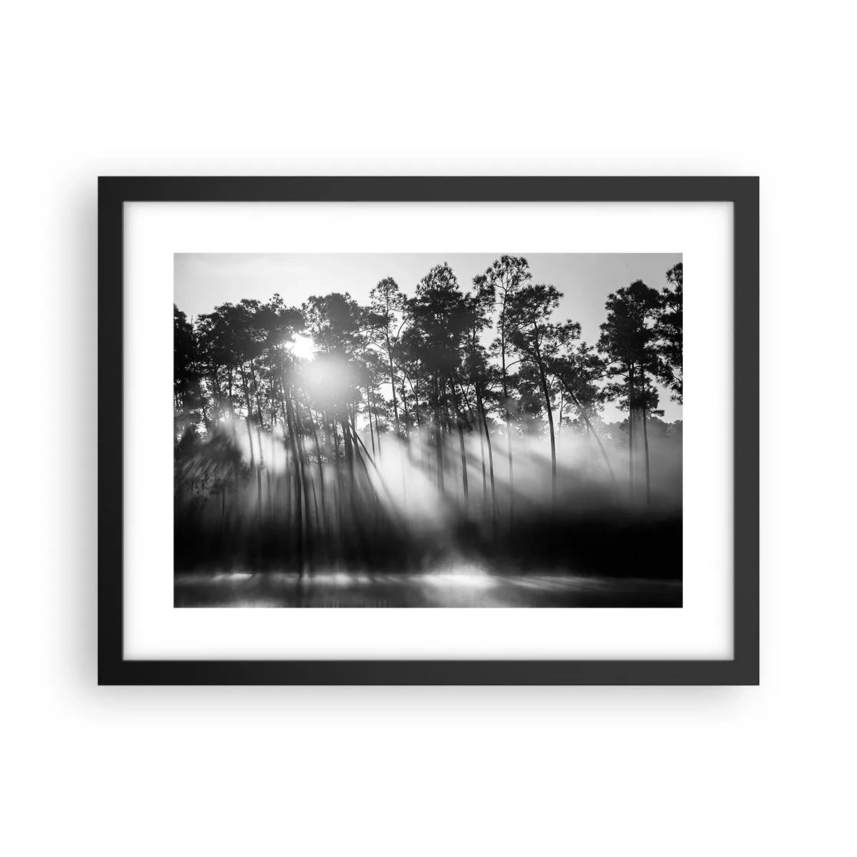 Poster in cornice nera - Sole irrefrenabile - 40x30 cm