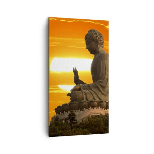 Quadro su tela - Stampe su Tela - Senza paura davanti al mondo - 45x80 cm