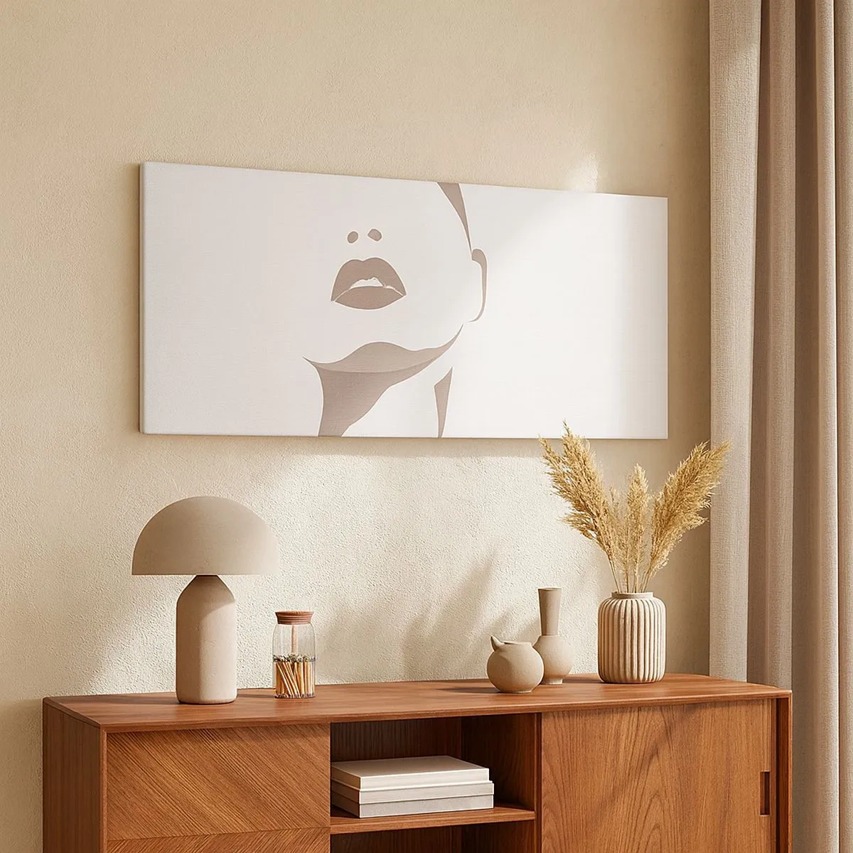 Quadro su tela - Stampe su Tela - Fatta di luce e ombra - 100x40 cm