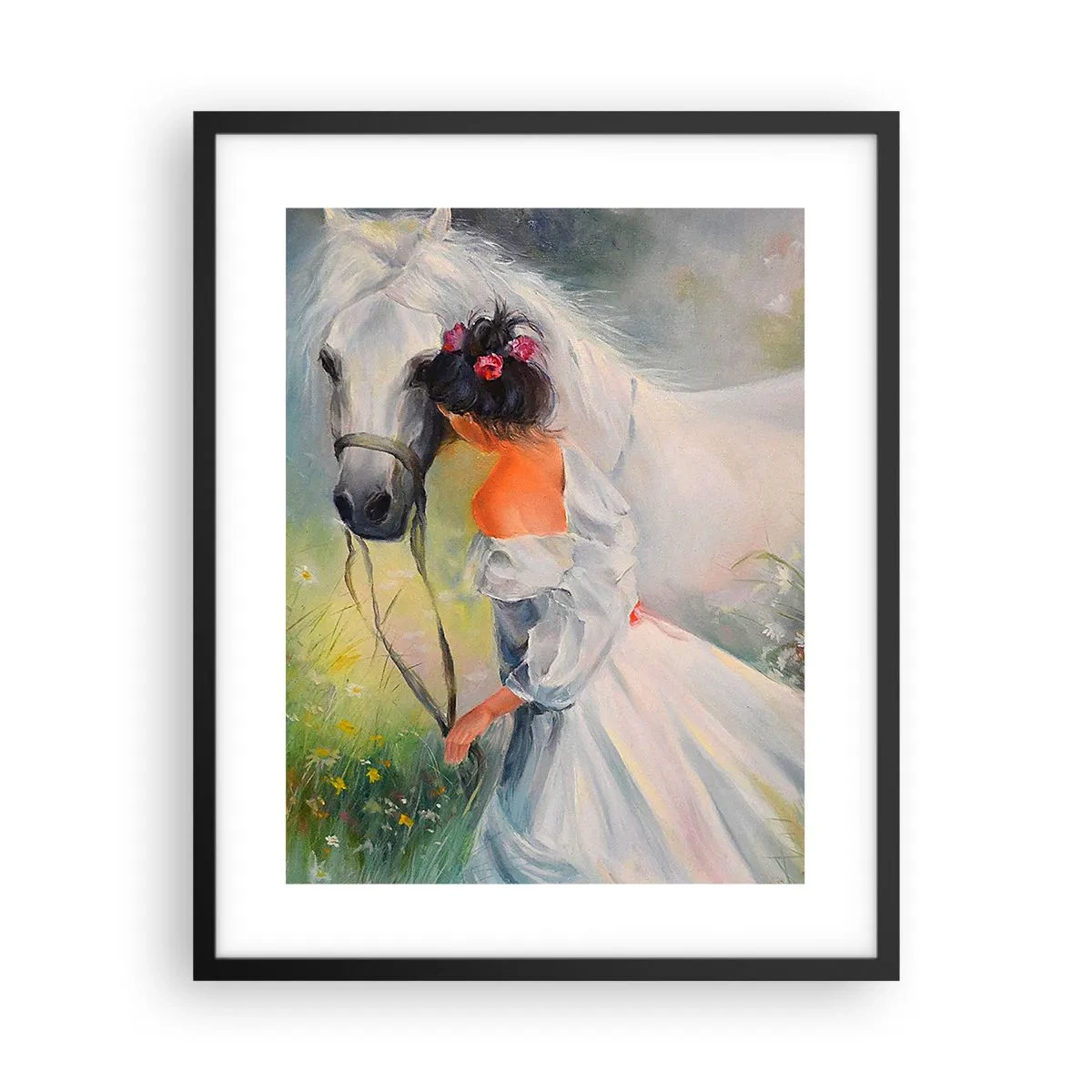 Poster in cornice nera - Come in un bel sogno - 40x50 cm
