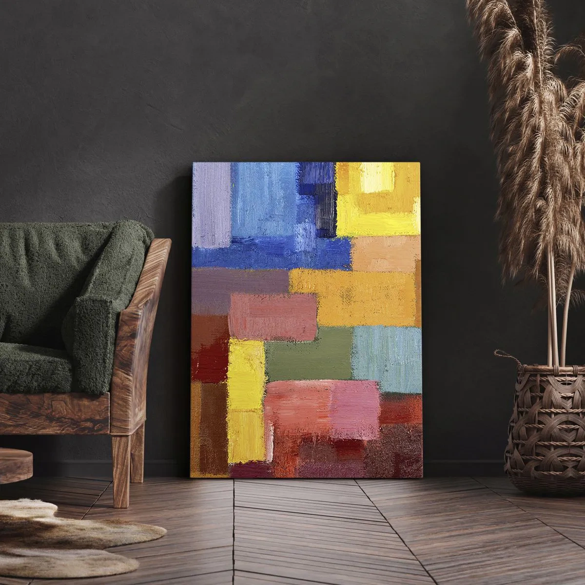 Quadro su tela - Stampe su Tela - Ognuno diverso, tutti colorati - 55x100 cm