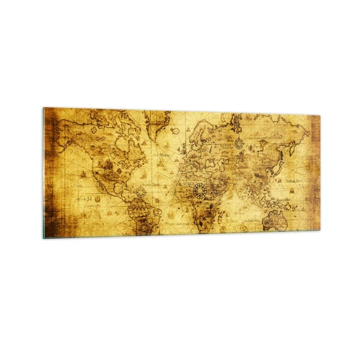 Quadro su vetro - Questo mondo è strano - 100x40 cm