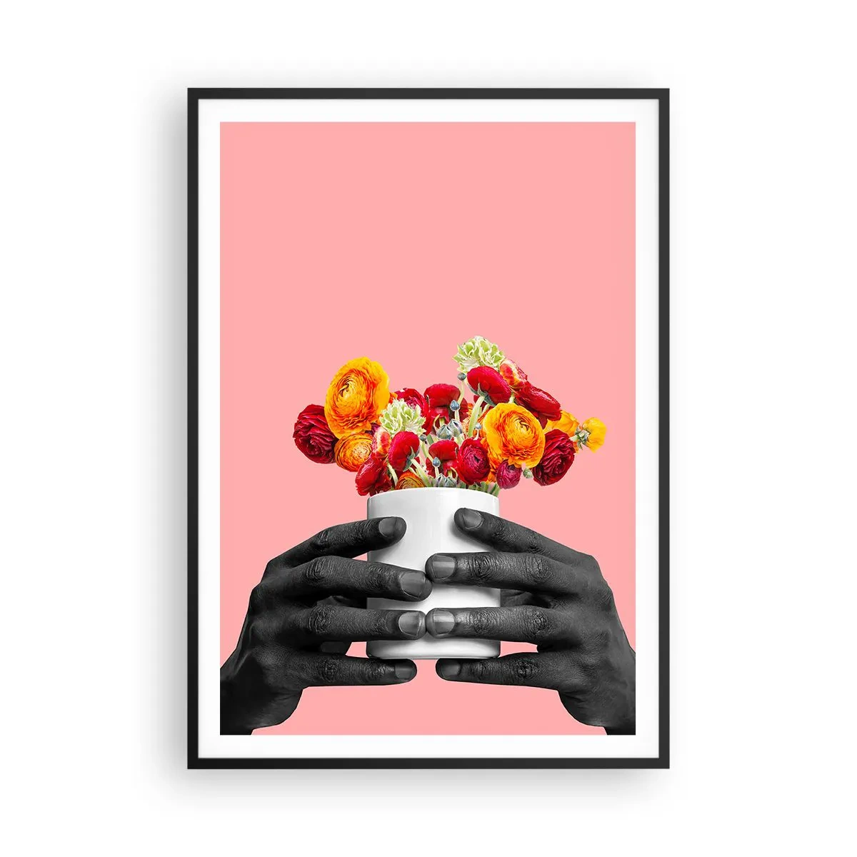 Poster in cornice nera - Apoteosi di vita - 70x100 cm