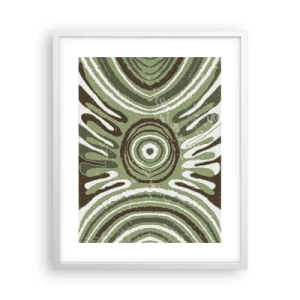 Poster in cornice bianca - Esplosione di emozioni - 40x50 cm