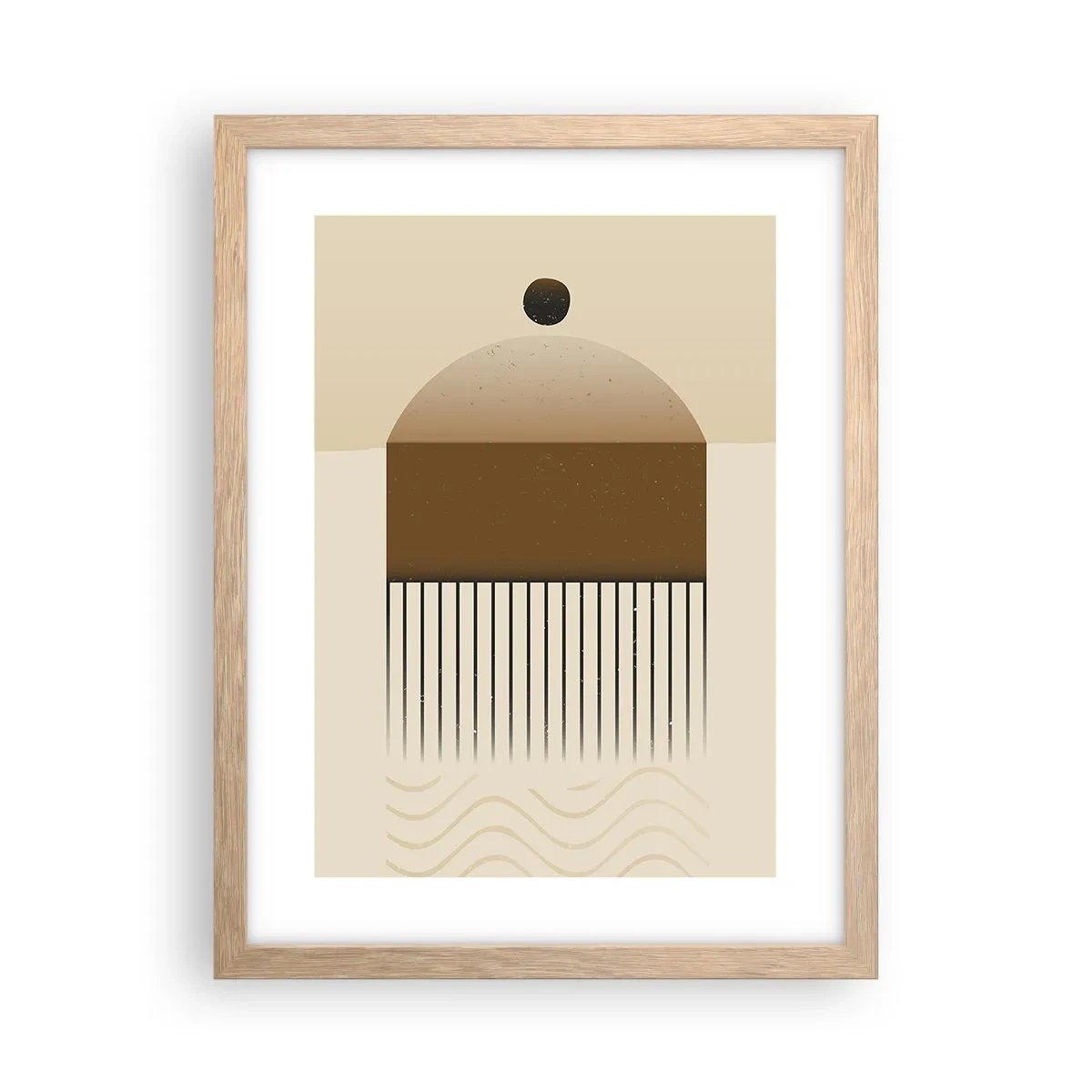 Poster in cornice rovere chiaro - Diversi stati - 30x40 cm