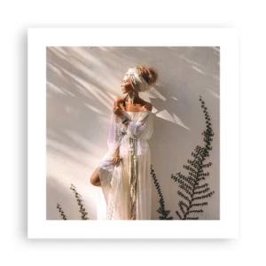 Poster - Il sole e la ragazza - 40x40 cm