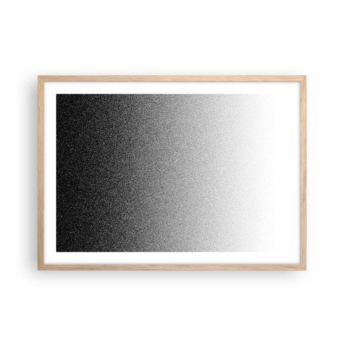 Poster in cornice rovere chiaro - Verso la luce - 70x50 cm