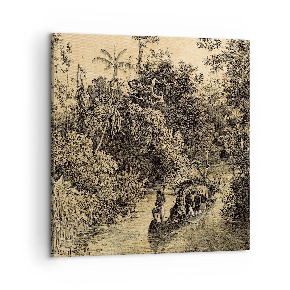 Quadro su tela - Stampe su Tela - Viaggio alla fonte - 50x50 cm