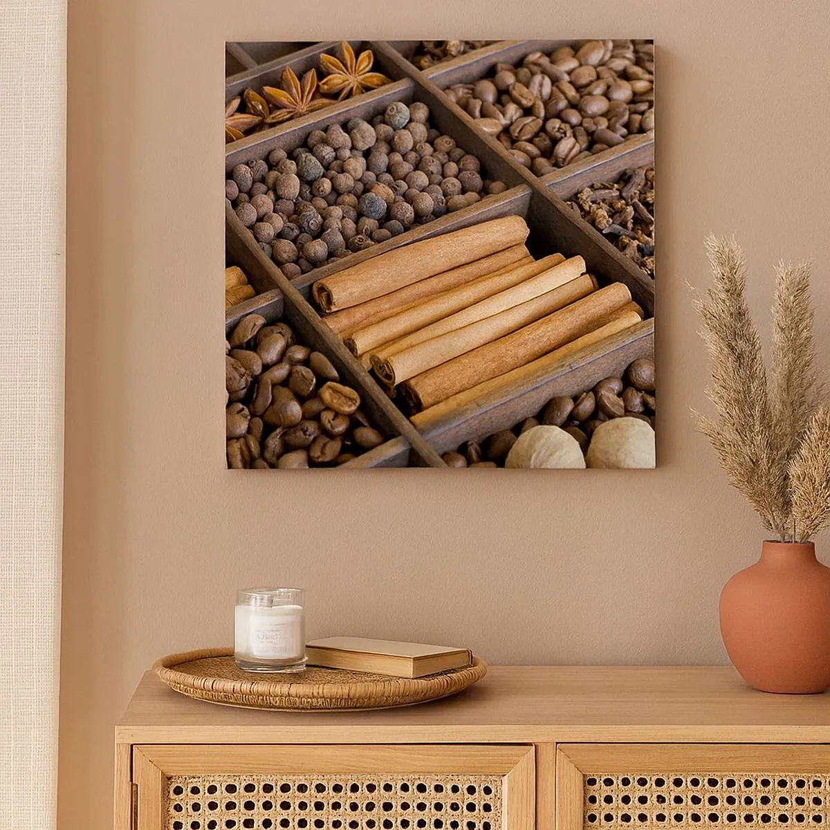 Quadro su tela - Stampe su Tela - Il tesoro degli aromi - 30x30 cm