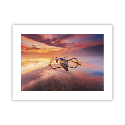 Poster - La pace della sera tropicale - 40x30 cm