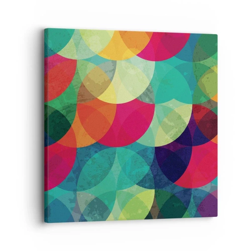 Quadro su tela - Stampe su Tela - Ascensione arcobaleno - 30x30 cm