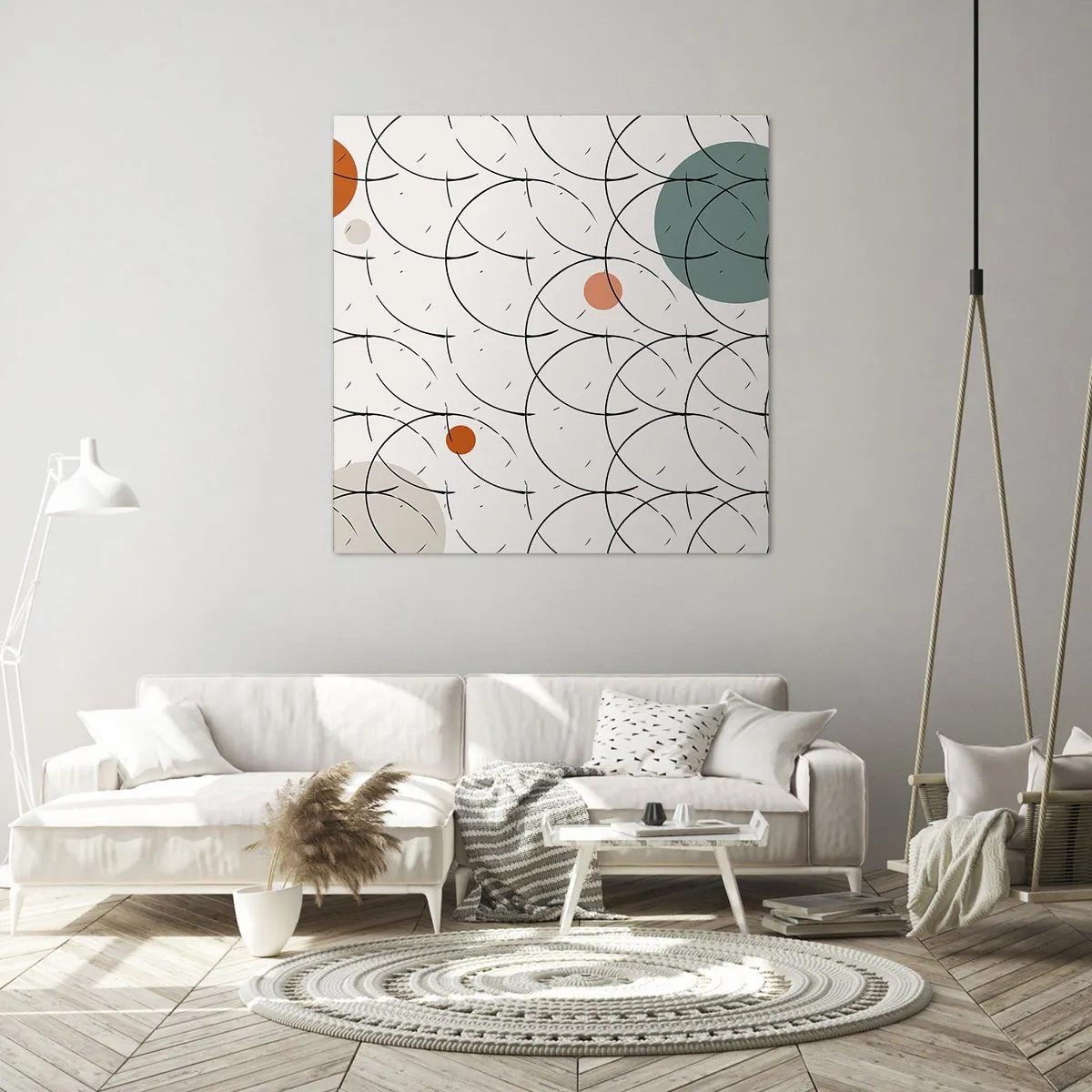 Quadro su tela - Stampe su Tela - Nello spirito della pop-art - 40x40 cm