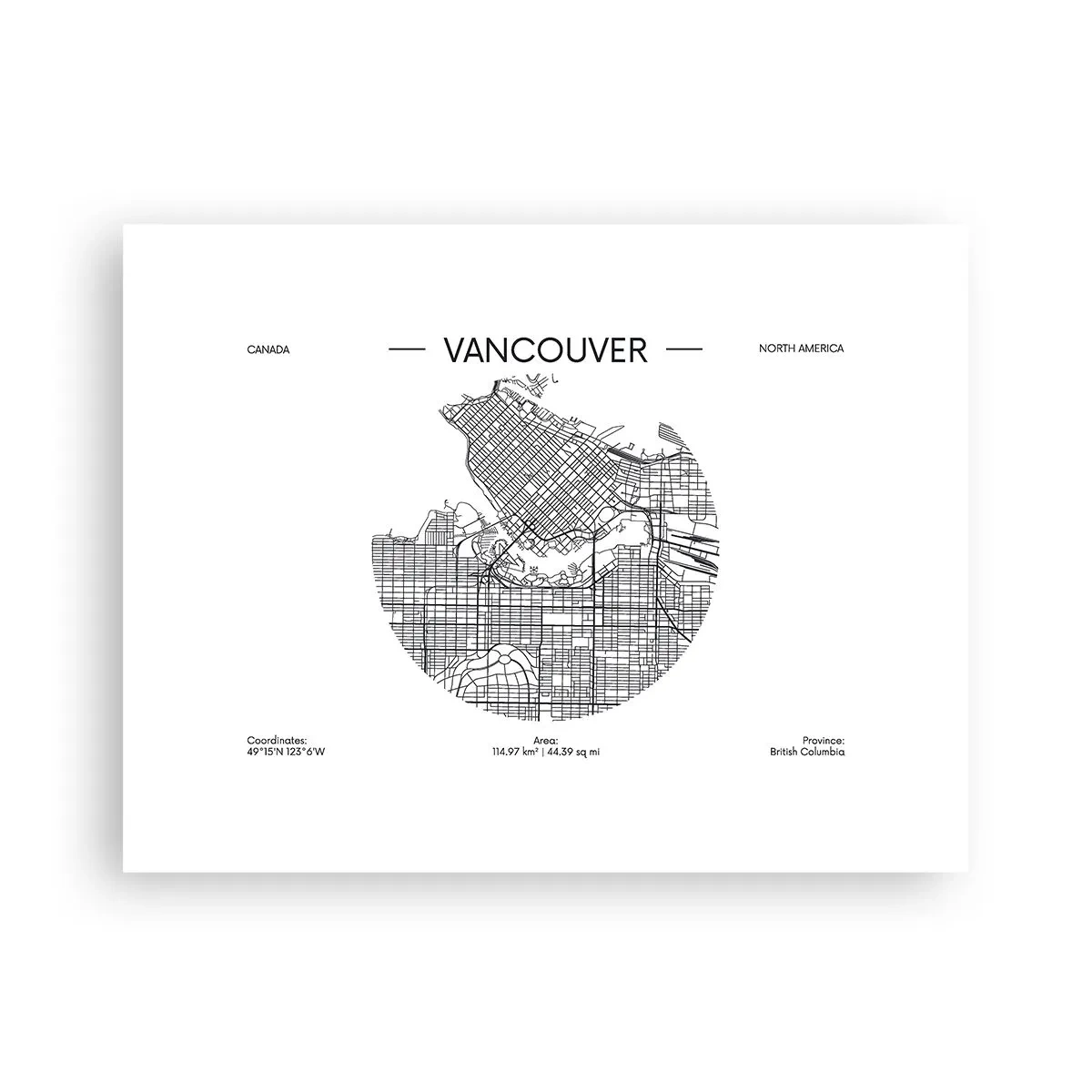Poster - Anatomia Vancouver - 40x30 cm