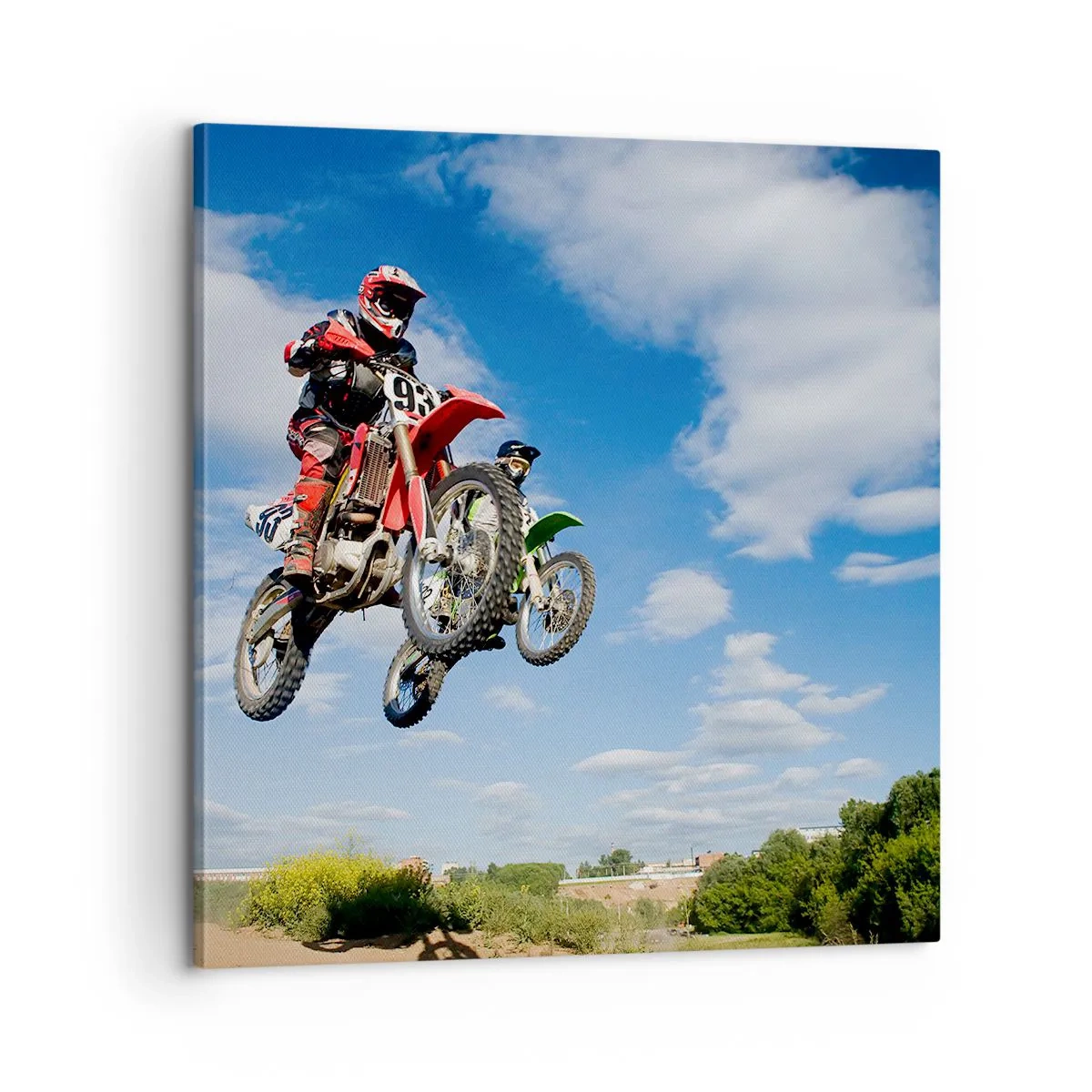Quadro su tela - Stampe su Tela - Saltando sotto il cielo - 60x60 cm