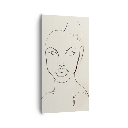 Quadro su tela - Stampe su Tela - Profilo di sensualità - 65x120 cm