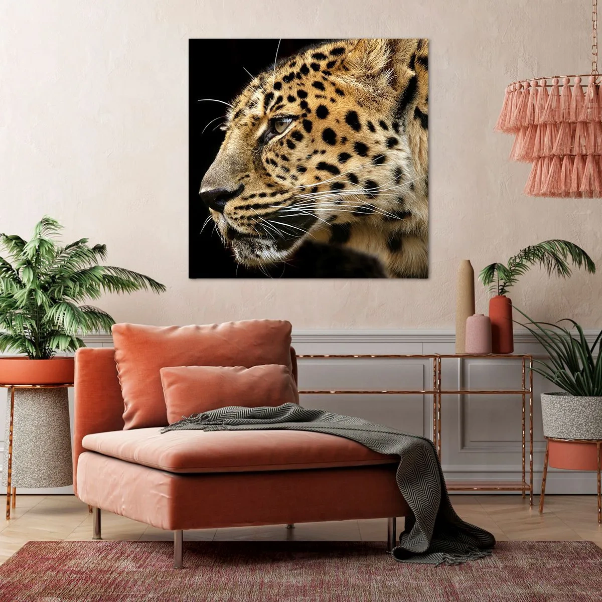 Quadro su tela - Stampe su Tela - Calmo, concentrato, pronto - 70x70 cm