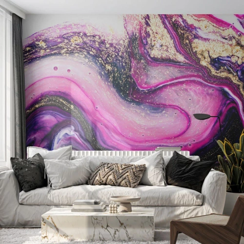 Fotomurali Premium Canvas - Un attimo dietro le quinte - Astrazione, Pezzo, Modello moderno - 400x280 cm