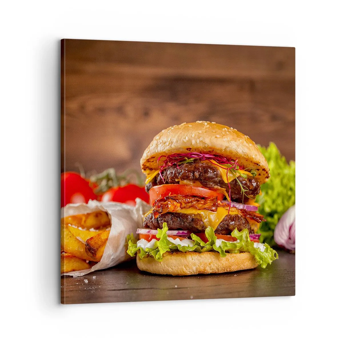 Quadro su tela - Stampe su Tela - Frutto proibito - 60x60 cm