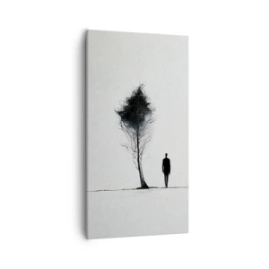 Quadro su tela - Stampe su Tela - Tutti viaggiamo  - 55x100 cm