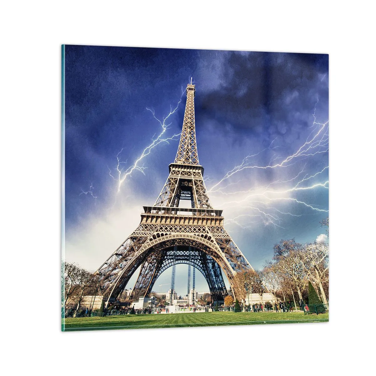 Quadro su vetro - La signora delle tempeste - 50x50 cm