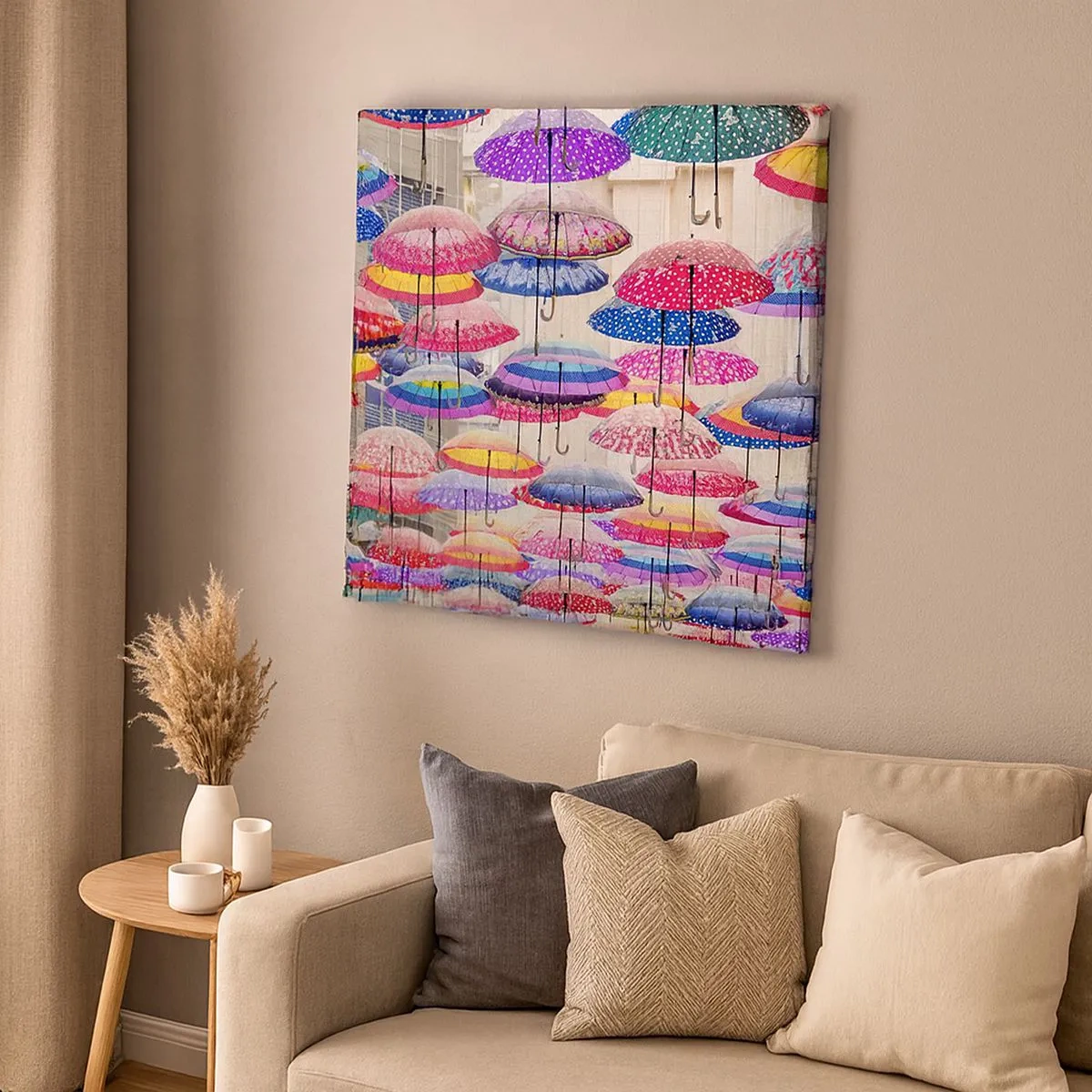 Quadro su tela - Stampe su Tela - Prato cittadino - 30x30 cm