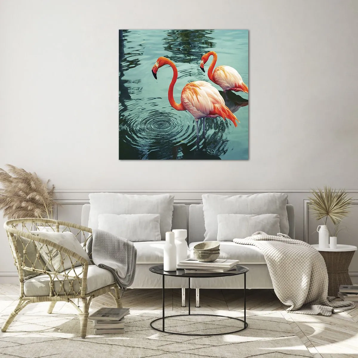 Quadro su vetro - Adesso siamo di moda - 40x40 cm