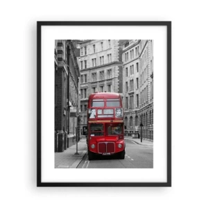 Poster in cornice nera - Il quotidiano non deve essere grigio - 40x50 cm