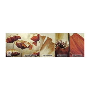 Campione di Fotomurale Premium Sand - Nei prati e nei campi - Astrazione, Fiore, Pezzo - 100x30 cm