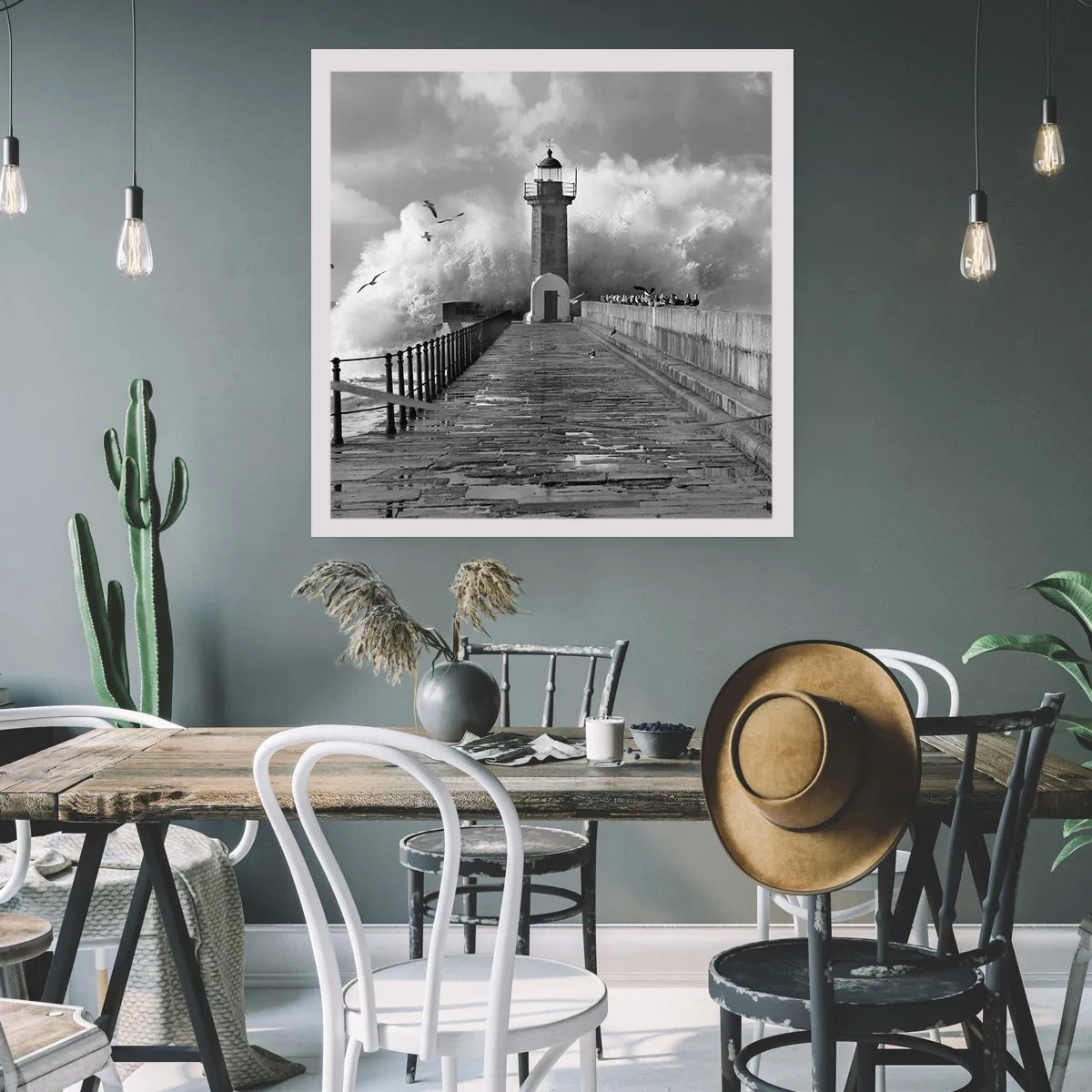 Poster - Senza paura - 60x60 cm