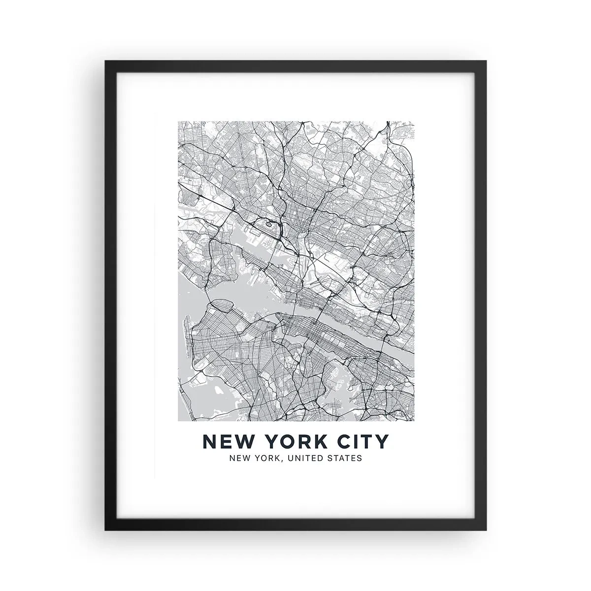 Poster in cornice nera - Anatomia della metropoli - 40x50 cm