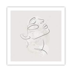 Poster - Profilo di sogno - 60x60 cm