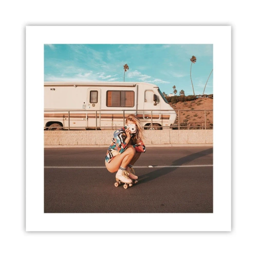 Poster - Sorridi per favore! - 40x40 cm