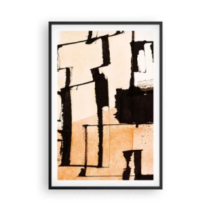 Poster in cornice nera - Comunque in ordine - 61x91 cm