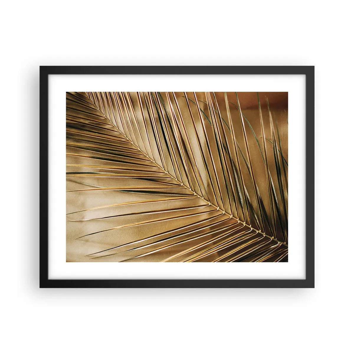 Poster in cornice nera - Colonnato naturale - 50x40 cm
