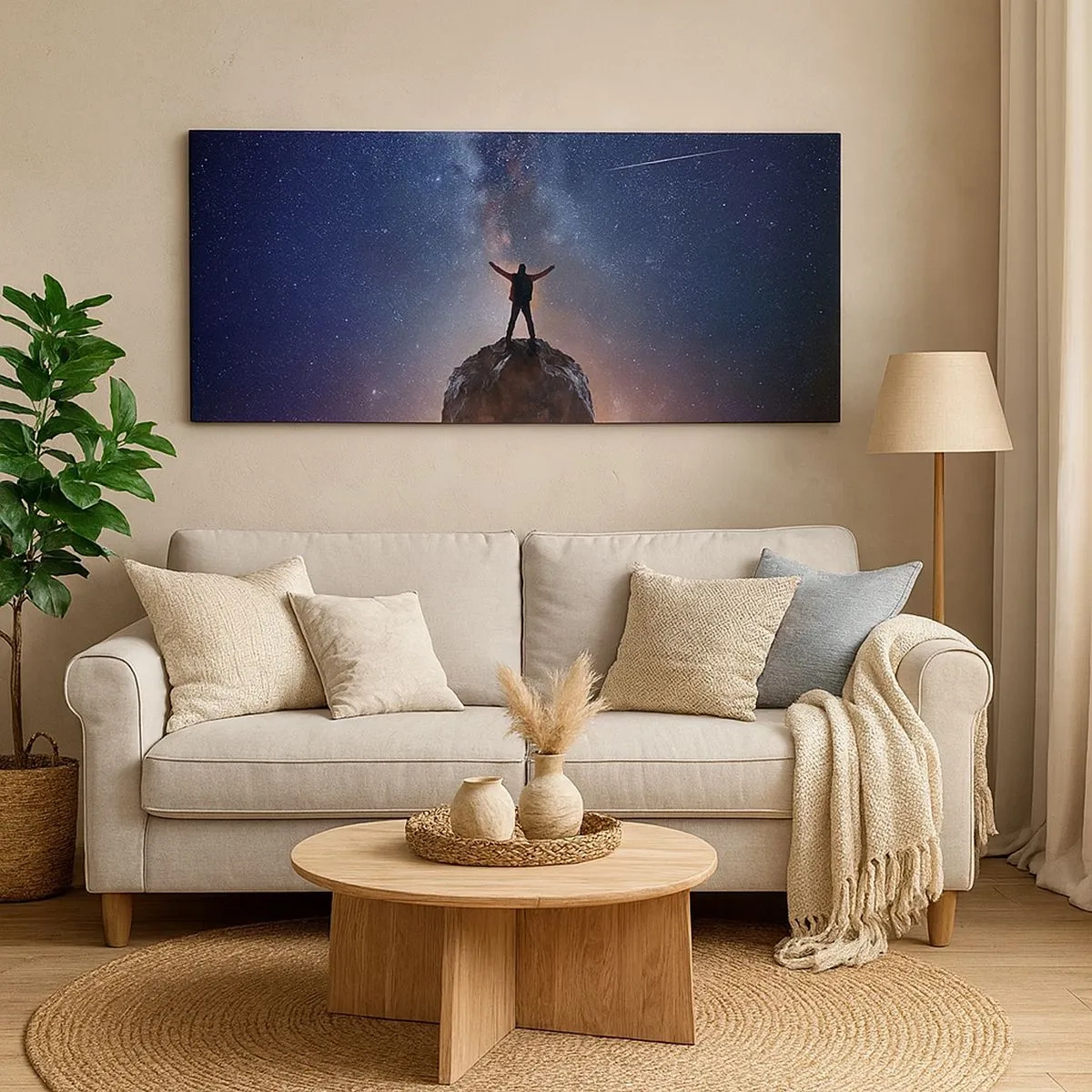 Quadro su tela - Stampe su Tela - La forza è con me! - 100x40 cm