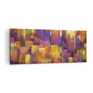 Quadro su tela - Stampe su Tela - Composizione metropolitana - 100x40 cm