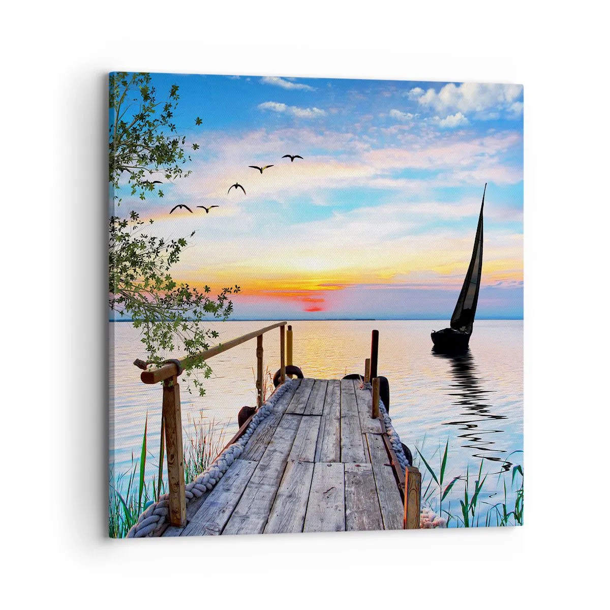 Quadro su tela - Stampe su Tela - Buona sera - 70x70 cm