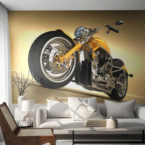 Fotomurali Premium Sand - Sogno di forza e di velocità - Moto, Motore, Settore automobilistico - 200x140 cm