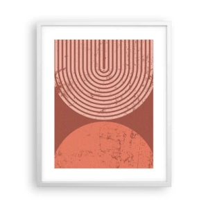 Poster in cornice bianca - Rapporti stretti - 40x50 cm