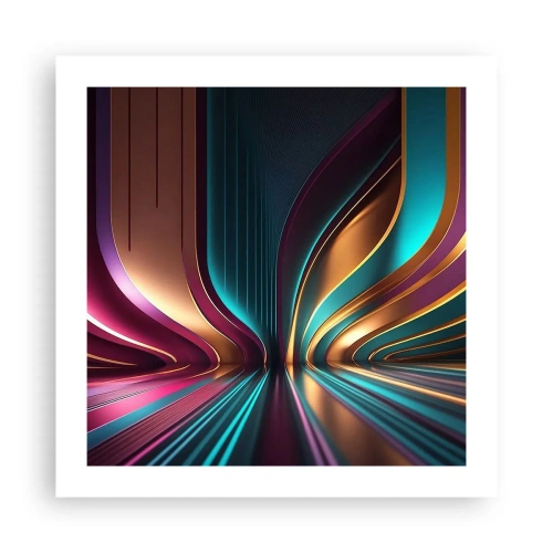 Poster - Architettura di luce - 50x50 cm