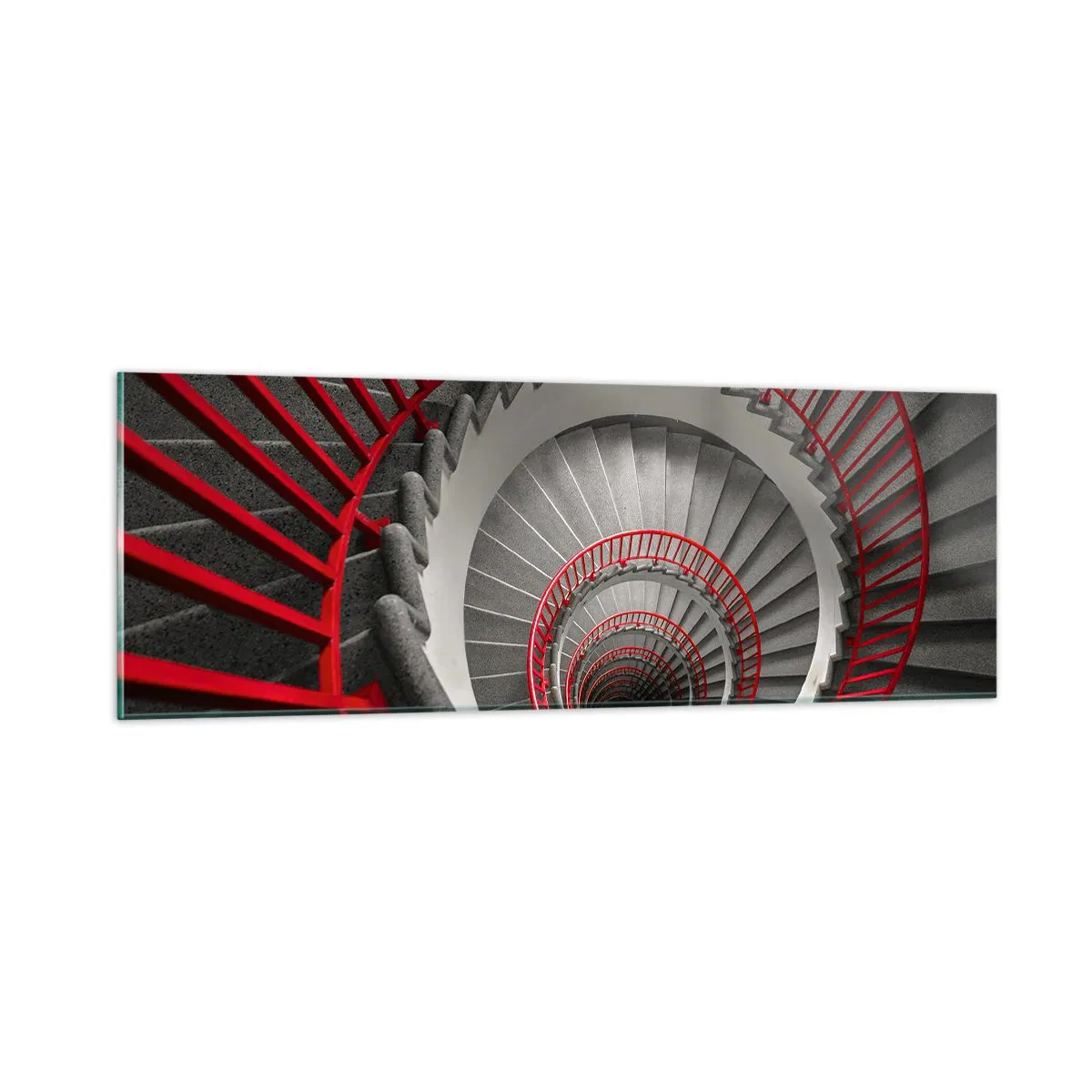 Quadro su vetro - I giochi dell'architettura - 90x30 cm