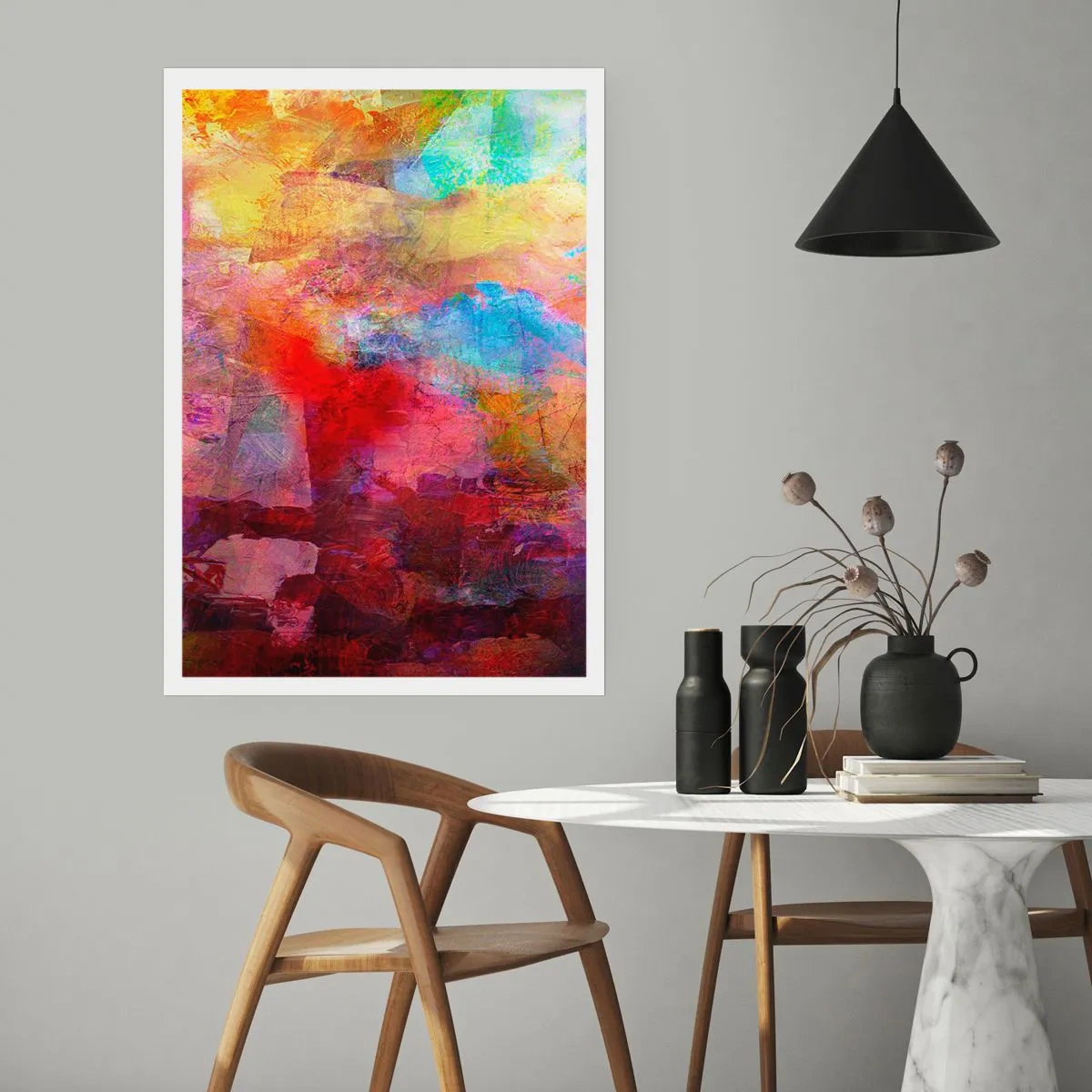 Poster - Guardando dentro all'arcobaleno - 70x100 cm