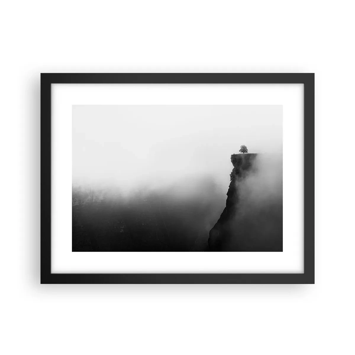 Poster in cornice nera - Al confine del mondo - 40x30 cm